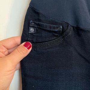 AG Adriano Goldschmied P Collection Maternity Skinny Jeans Dark Wash (27)